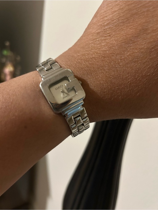 Gucci Silver G-Frame Stainless Steel Bracelet Watch main image 4